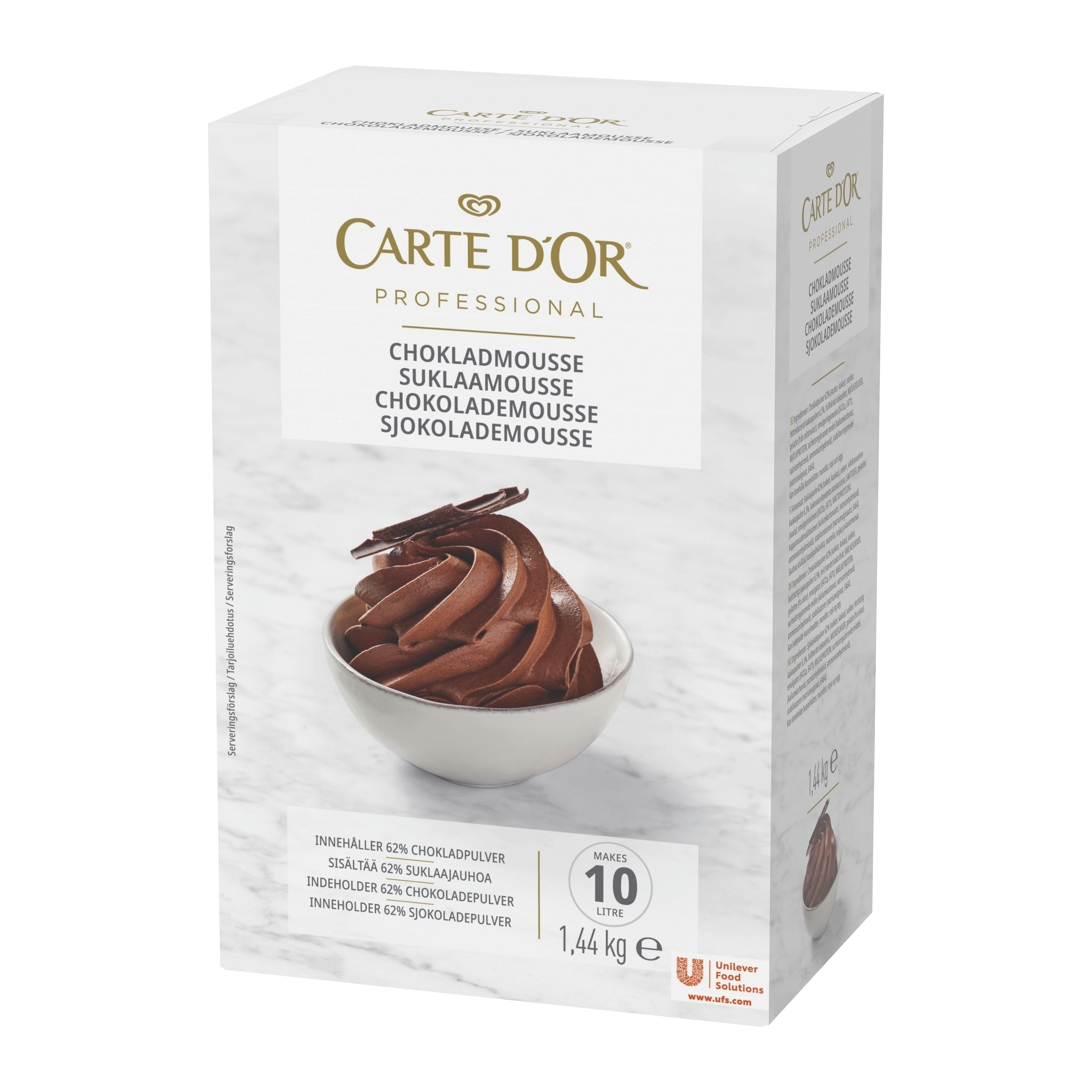 CARTE D'OR Chokladmousse 1 x 1,44 kg - 